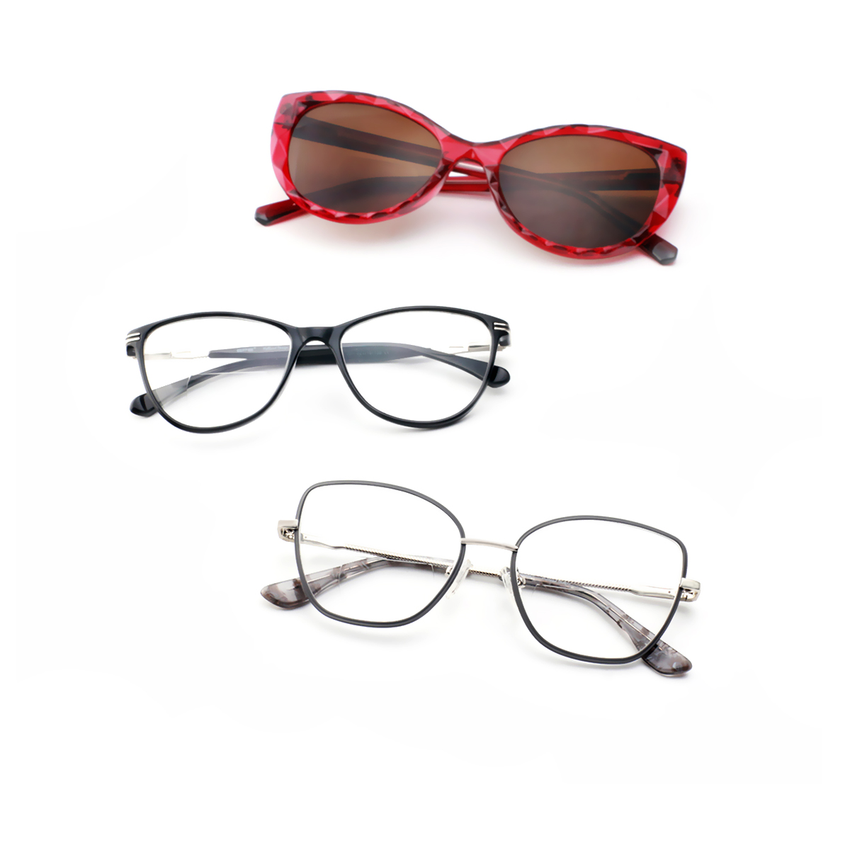 cat-eye reading-glasses #302 - multicolor